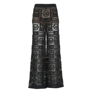 D. Exterior Black Cotton Pants - NWT